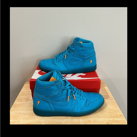 *GAVE AWAY* 2017 Air Jordan 1 Retro High OG G8RD ‘Blue Lagoon’ - Picture 2 of 9